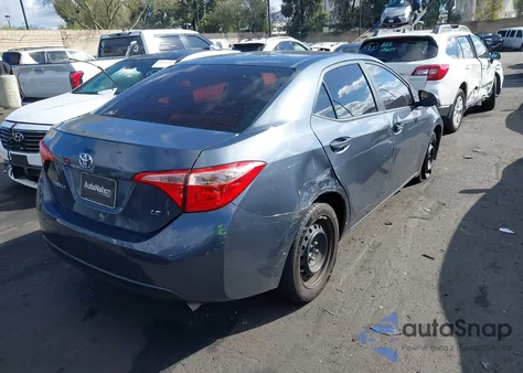 2018 Toyota Corolla Le from USA, damaged, VIN 5YFBURHE8JP852623